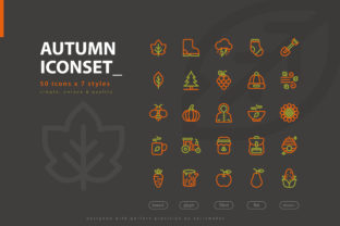 Autumn Icons: A Versatile Graphics Set for Seasonal Projects