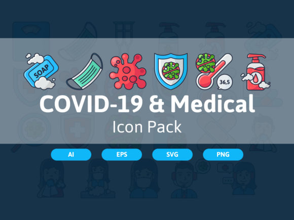 COVID-19 Medical Graphics: A Review for Digital Sellers