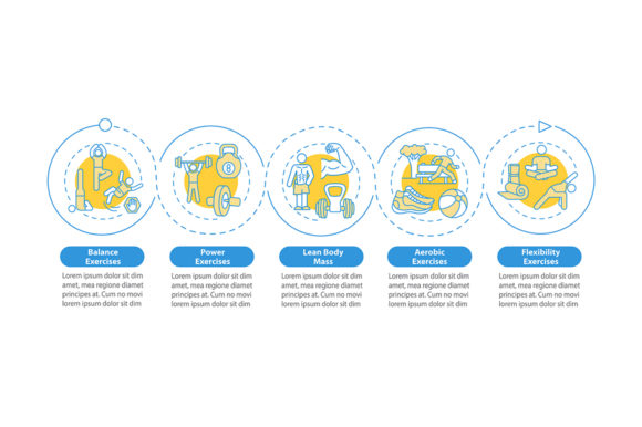 Exercises Vector Infographic: A Versatile Graphics Tool