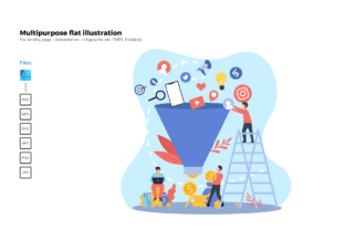Flat Illustration: A Versatile Graphics Tool for Presentation Templates