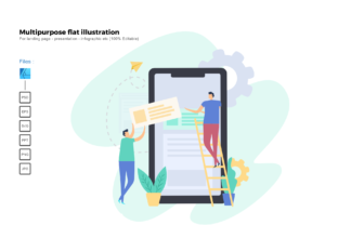 Flat Illustration Apps Development: A Versatile Graphics Tool