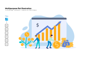 Flat Illustration Investment Plan: A Versatile Graphics Asset