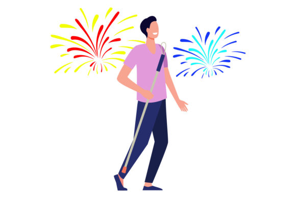 Flat Illustration New Year-01: A Versatile Graphics Asset