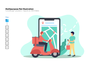 Flat Illustration Pickup: A Versatile Graphics Tool for Crafters