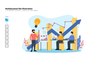 Flat Illustration Presentation: A Modern Graphics Asset