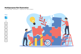 Flat Illustration Problem Solving: A Versatile Graphics Asset