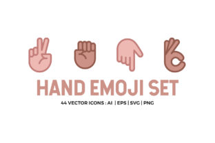 Hand Emoji Icon Set: A Versatile Graphics Addition