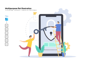 Review: Flat Illustration Security Apps for Graphics